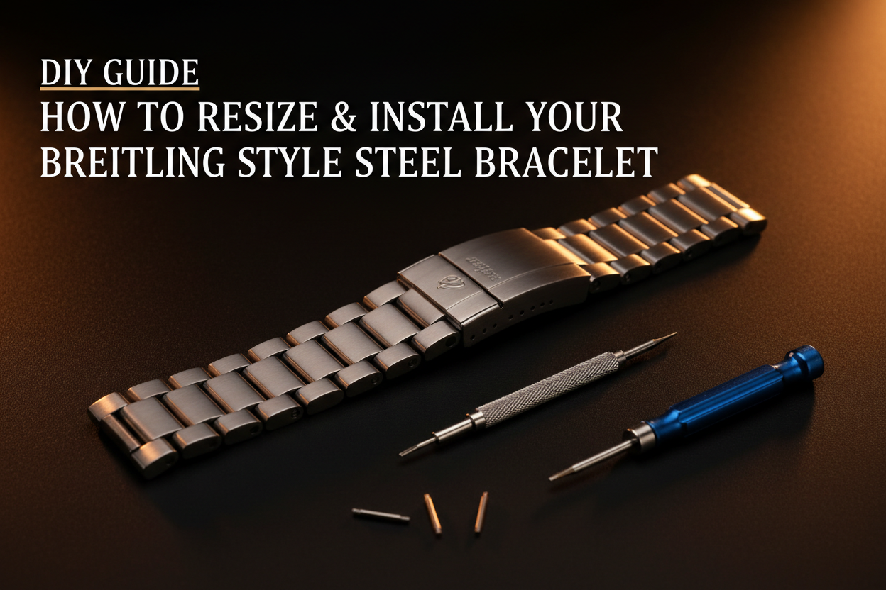 DIY Guide: How to Resize & Install Your Breitling Style Steel Bracelet | Scent Lab 33
