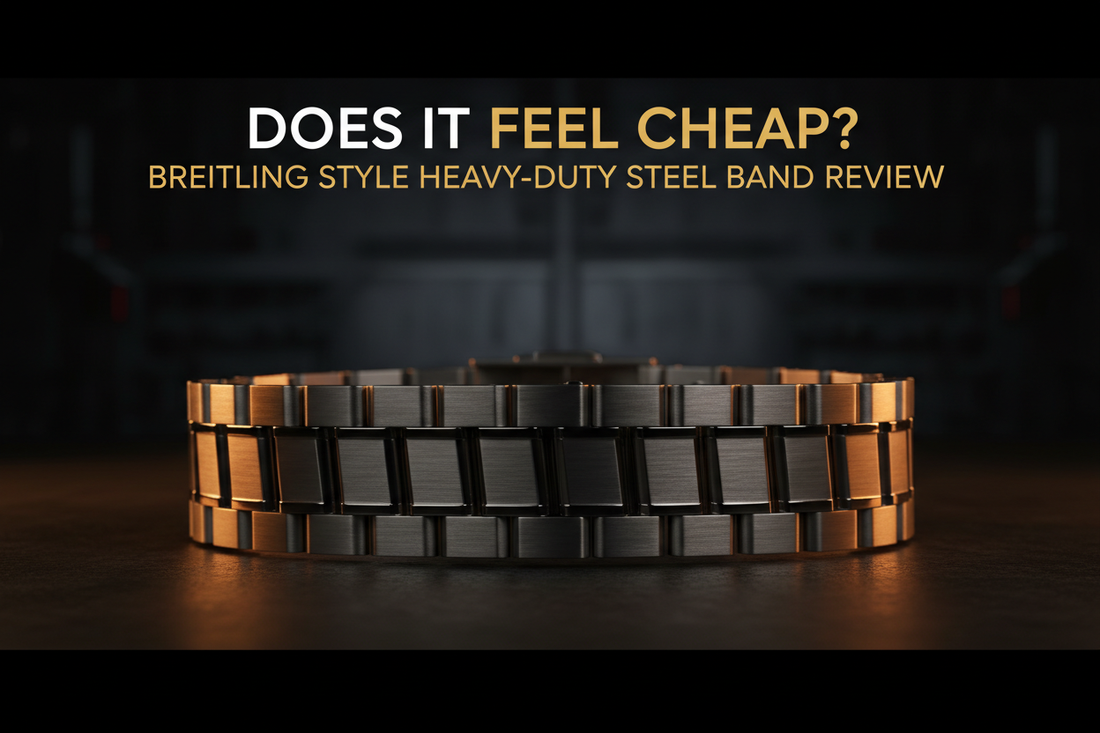 Does it Feel Cheap? Breitling Style Heavy-Duty Steel Band Review | Scent Lab 33