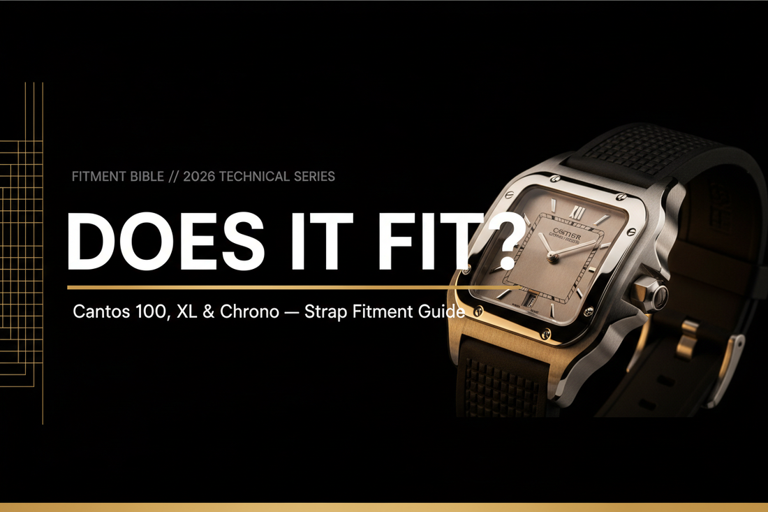 Does it Fit? Cartier Santos 100, XL & Chrono Strap Fitment Guide