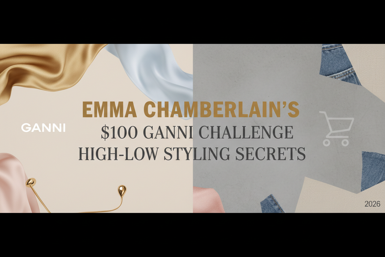 Emma Chamberlain's $100 Ganni Challenge: High-Low Styling Secrets 2026 | Scent Lab 33
