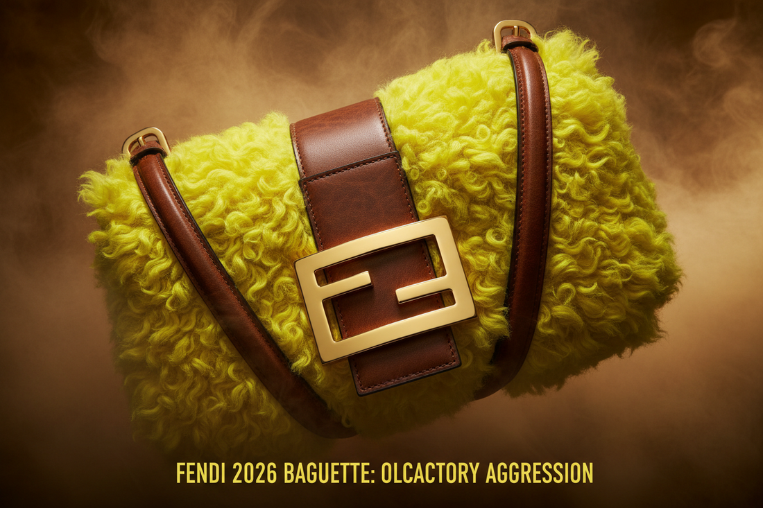Why is Fendi’s 2026 Baguette variation a form of "Olfactory Aggression"?