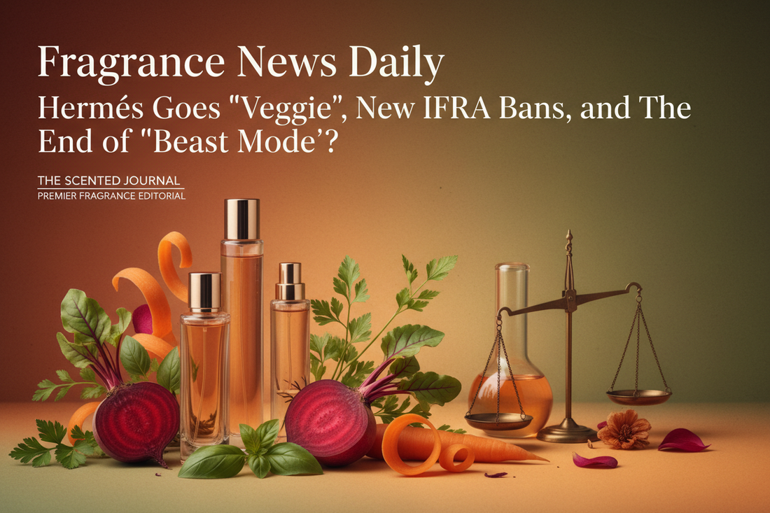 Fragrance News Daily: Hermès Goes "Veggie," New IFRA Bans, and The End of "Beast Mode"?