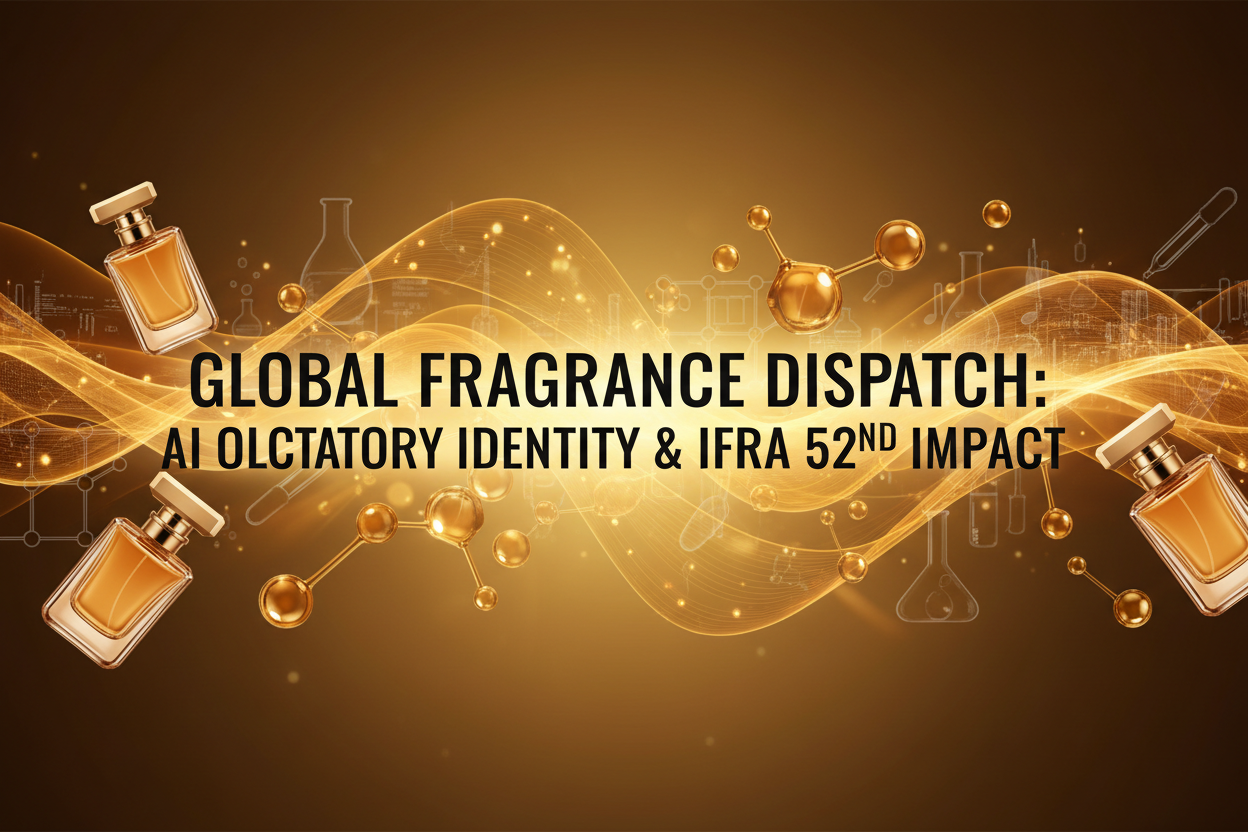 Jan 21, 2026 Global Fragrance Dispatch: AI Olfactory Identity & IFRA 52nd Impact
