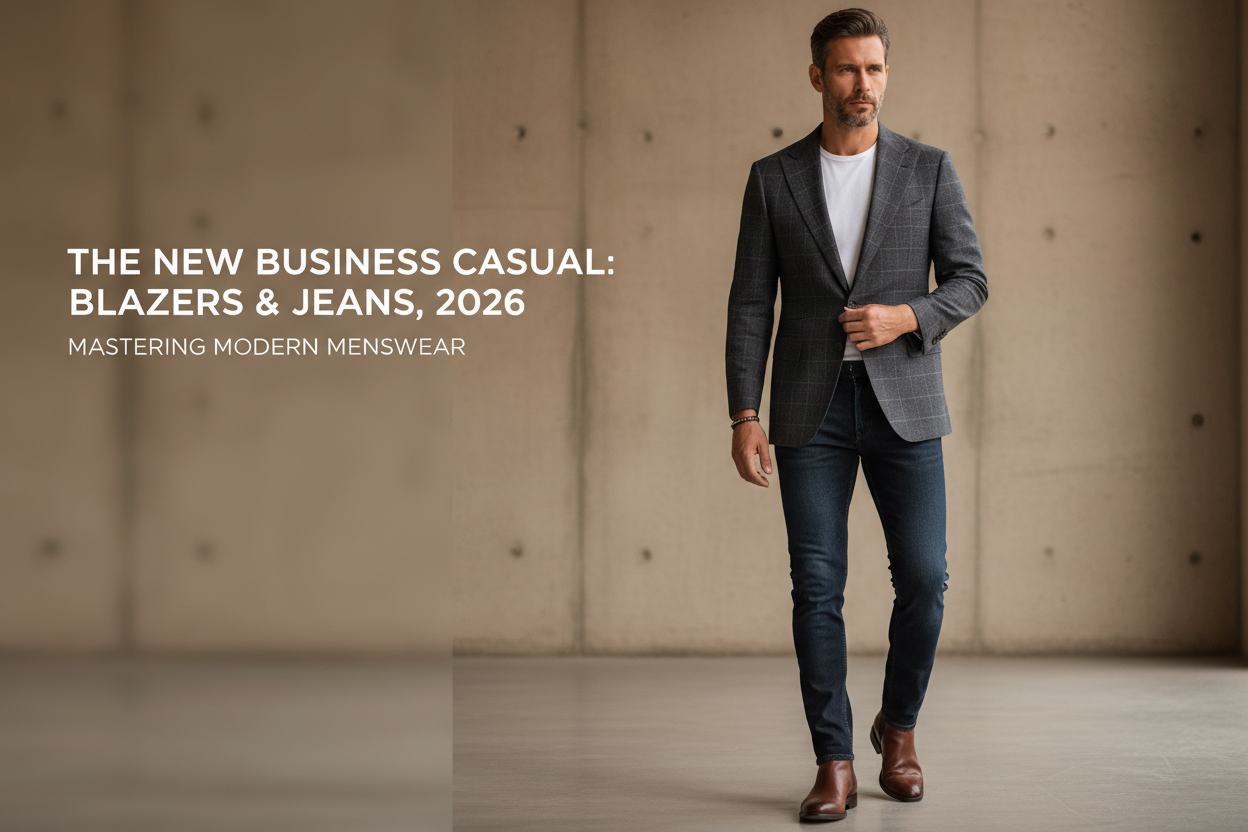 How to Style a Blazer with Jeans for Men 2026: The New Business Casual | Scent Lab 33