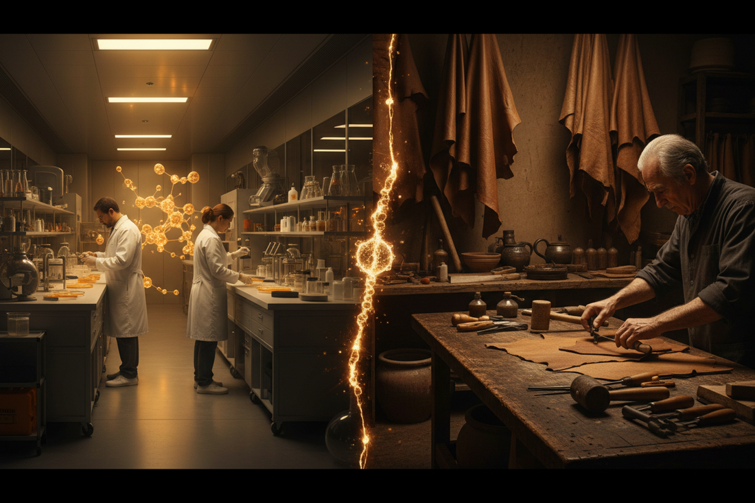 Is Lab-Grown Leather the New Sovereign Asset? The Molecular War Against Heritage | Scent Lab 33