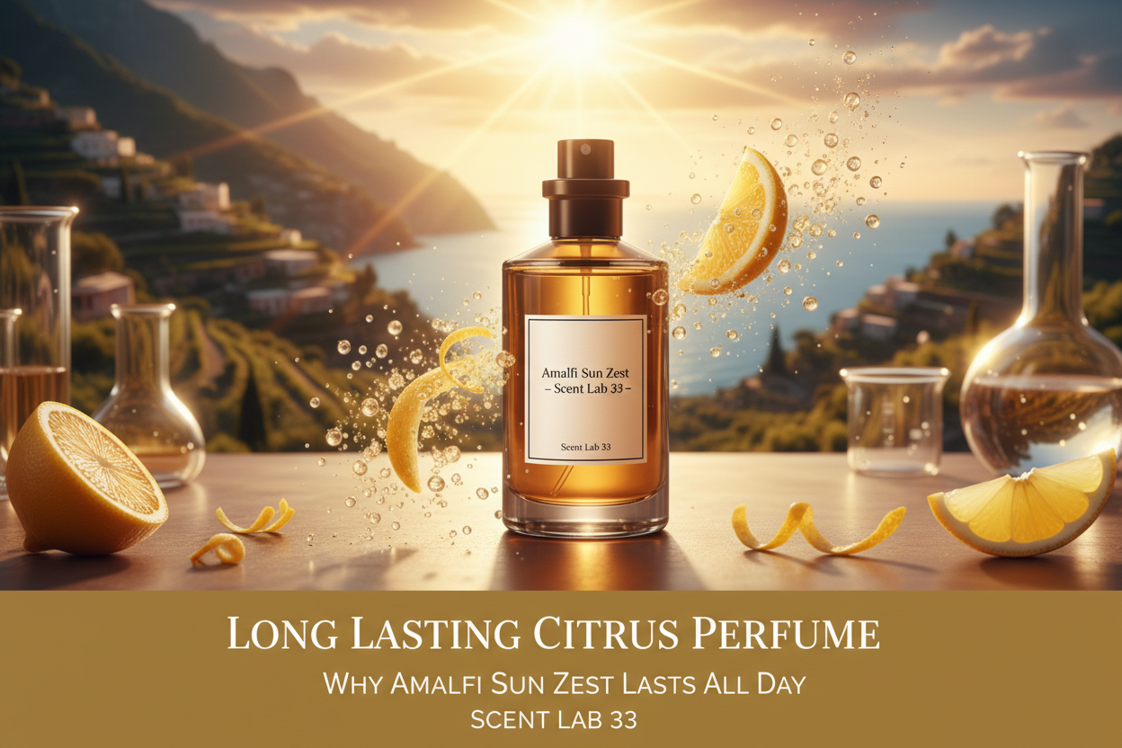 Long Lasting Citrus Perfume: Why Amalfi Sun Zest Lasts All Day | Scent Lab 33