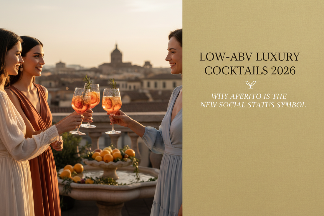 Low-ABV Luxury Cocktails 2026: Why Aperitivo is the New Social Status Symbol | Scent Lab 33