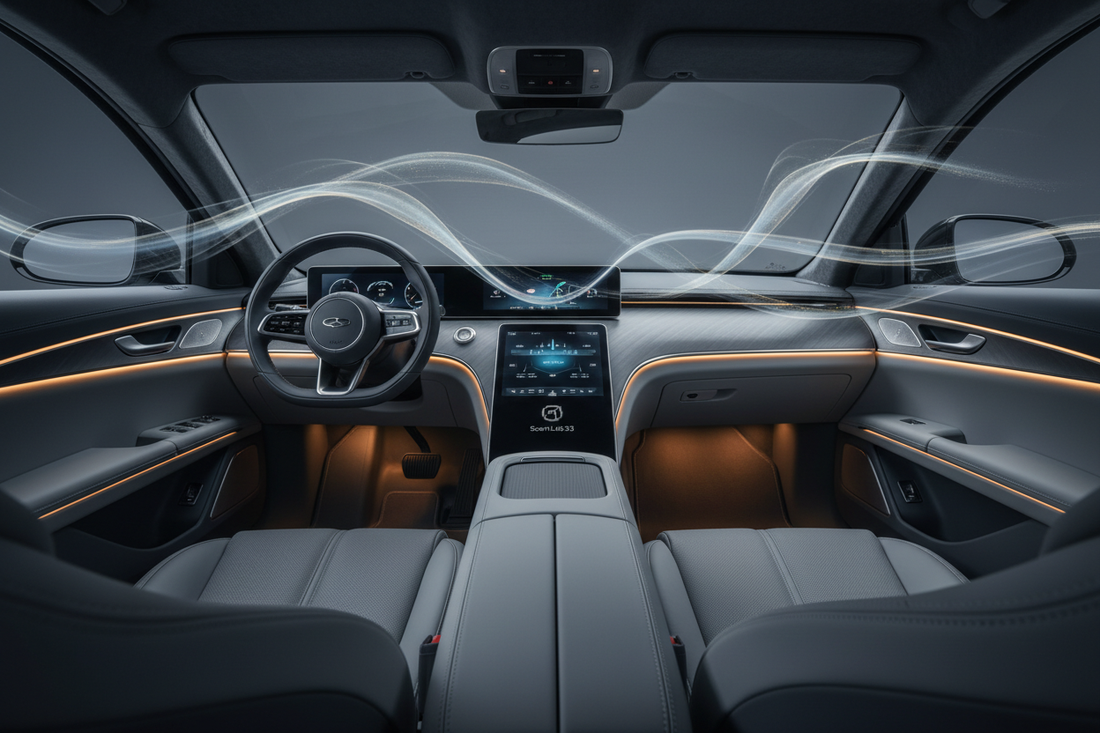 Why does the Audi e-tron GT interior smell more "technologically clean" than a Mercedes?
