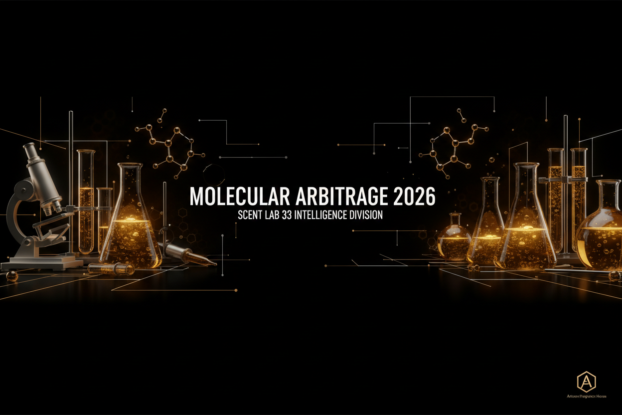 Molecular Arbitrage 2026: Scent Lab 33 vs. Legacy Luxury Portfolios | Stoichiometric Report