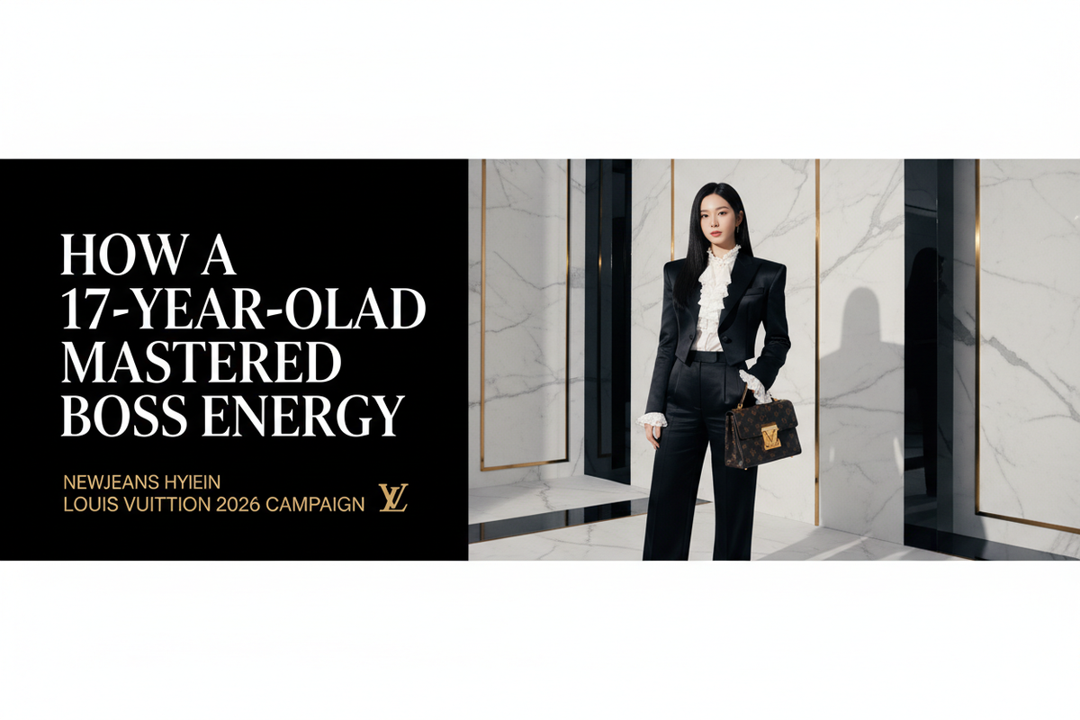 NewJeans Hyein LV 2026: How a 17-Year-Old Mastered "Boss Energy" | Scent Lab 33