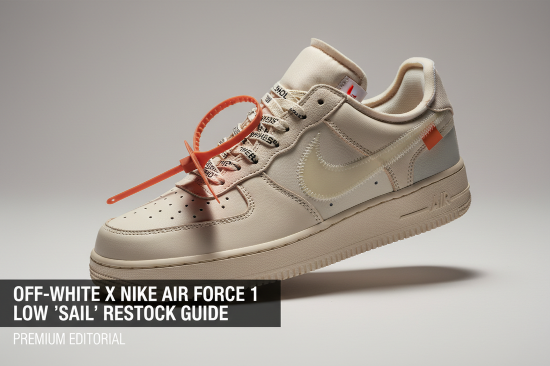 Off-White x Nike Air Force 1 Low "Sail" 2026: The Ultimate Restock Guide | Scent Lab 33