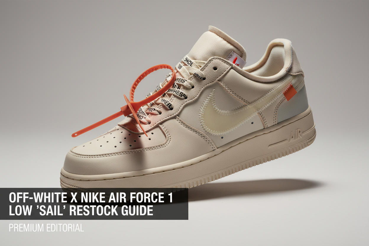 Off-White x Nike Air Force 1 Low "Sail" 2026: The Ultimate Restock Guide | Scent Lab 33