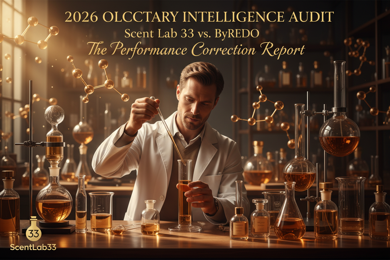 2026 Olfactory Intelligence Audit: Scent Lab 33 vs. Byredo | The Performance Correction Report