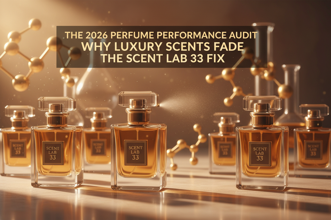 The 2026 Perfume Performance Audit: Why Luxury Scents Fade & The Scent Lab 33 Fix