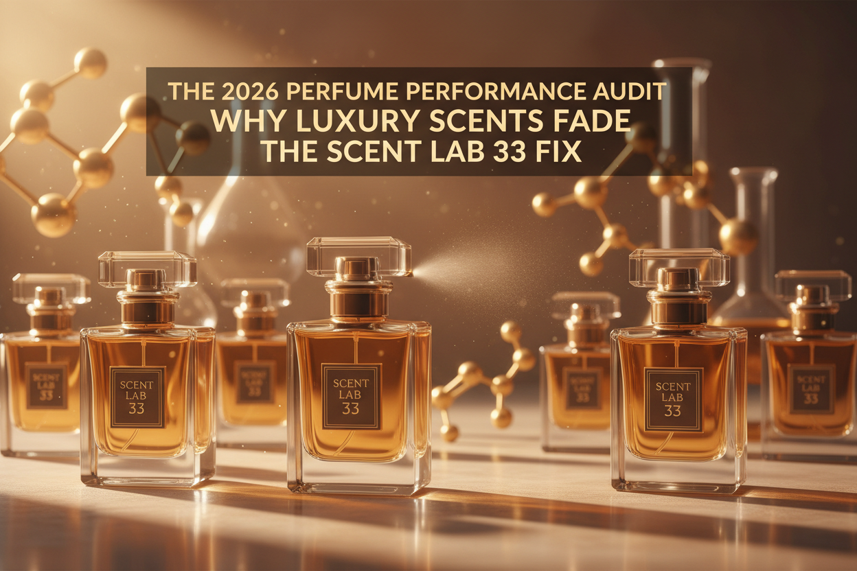 The 2026 Perfume Performance Audit: Why Luxury Scents Fade & The Scent Lab 33 Fix