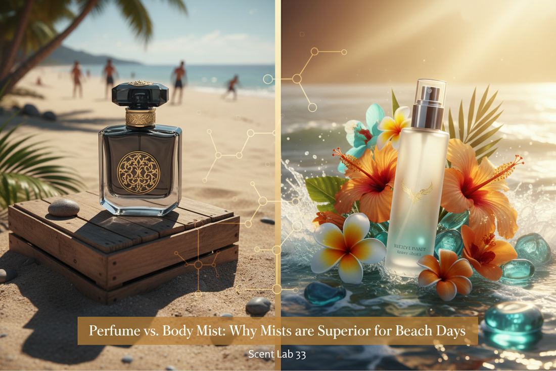 Perfume vs. Body Mist: Why Mists are Superior for Beach Days | Scent Lab 33