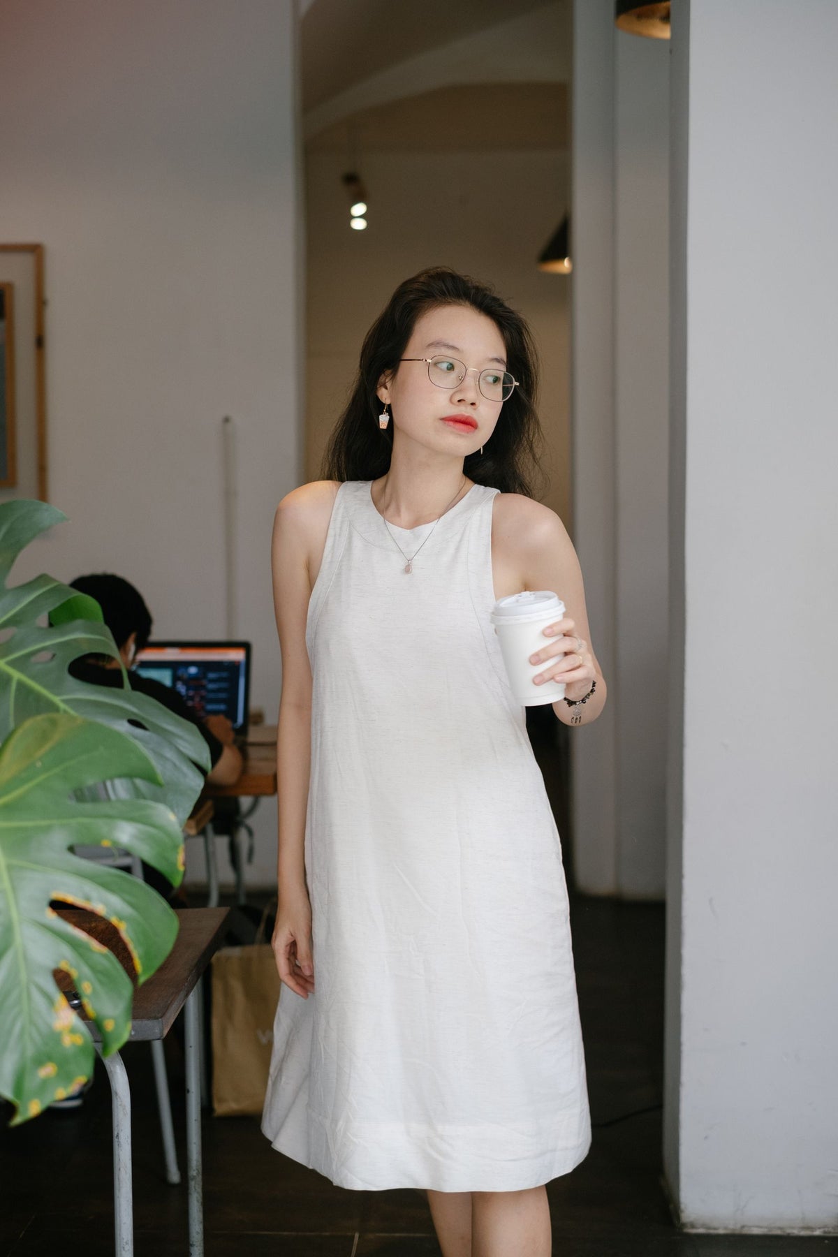 summer dresses, relaxed separates, weekend markets and sunny outdoor lunches editorial photography