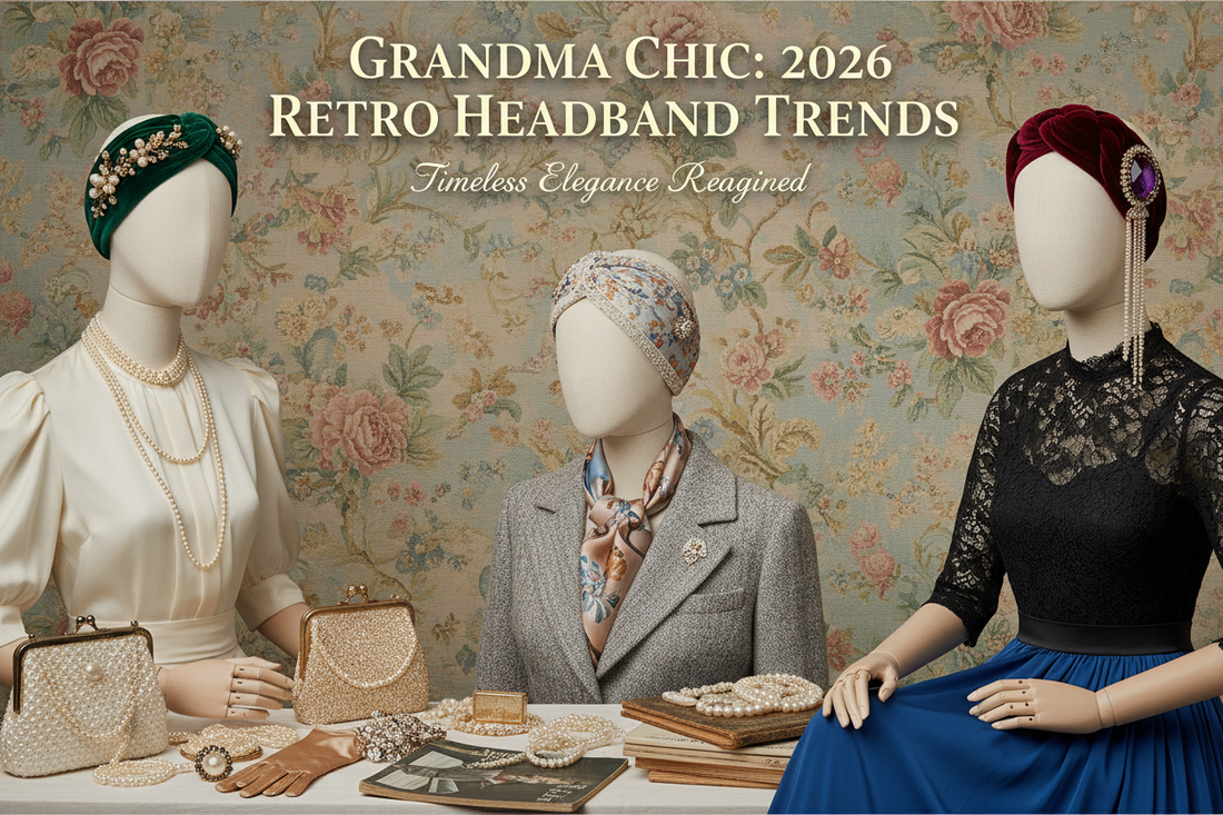 2026 Retro Headband Trends: How to Style the "Grandma Chic" Aesthetic | Scent Lab 33