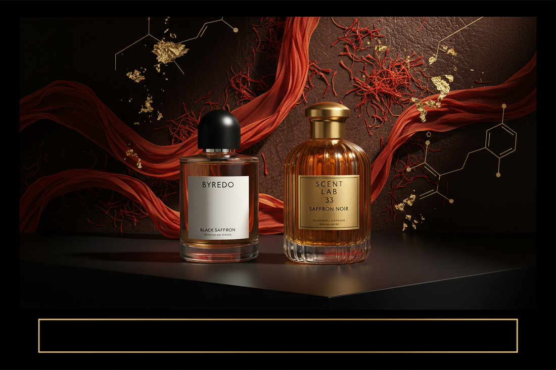 Scent Lab 33 vs Byredo Black Saffron: The 2026 "Saffron Leather" Scent Audit
