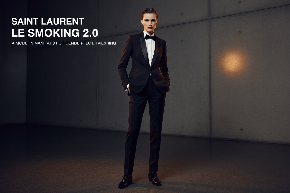 Saint Laurent Le Smoking 2.0: Why Men in Women’s Suits Rule 2026 | Scent Lab 33