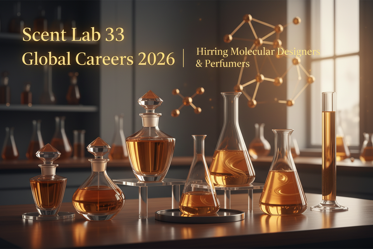Scent Lab 33 Global Careers 2026: Hiring Molecular Designers & Perfumers