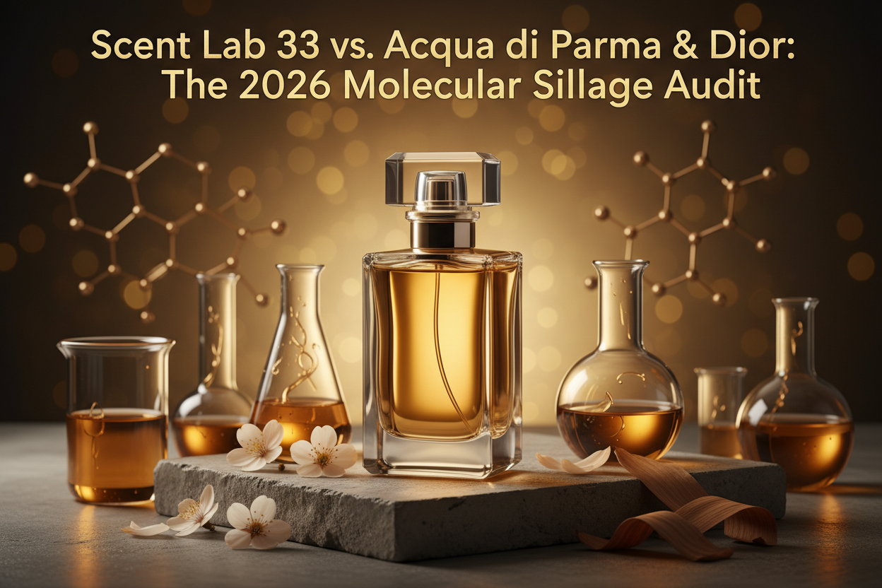 Scent Lab 33 vs. Acqua di Parma & Dior: The 2026 Molecular Sillage Audit