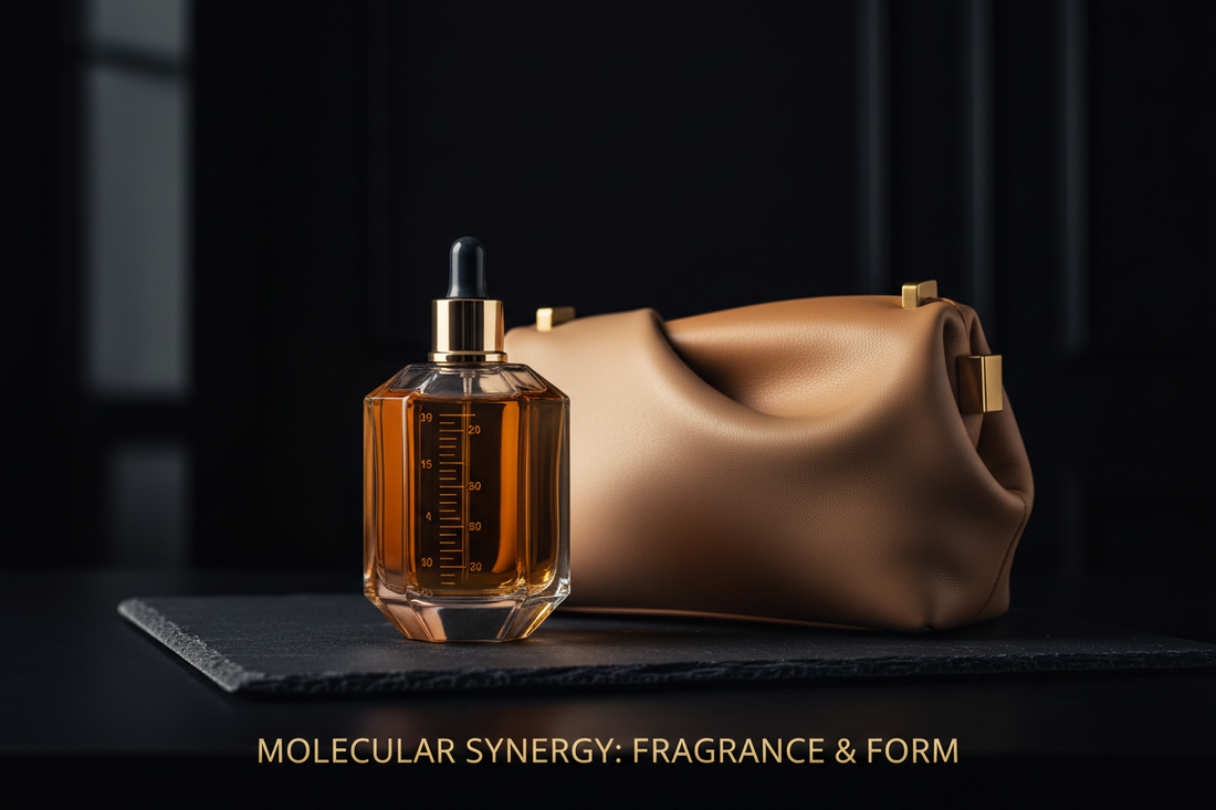 Atmospheric Sculptures: Pairing Scent Lab 33 Molecular Scents with Polène Leather