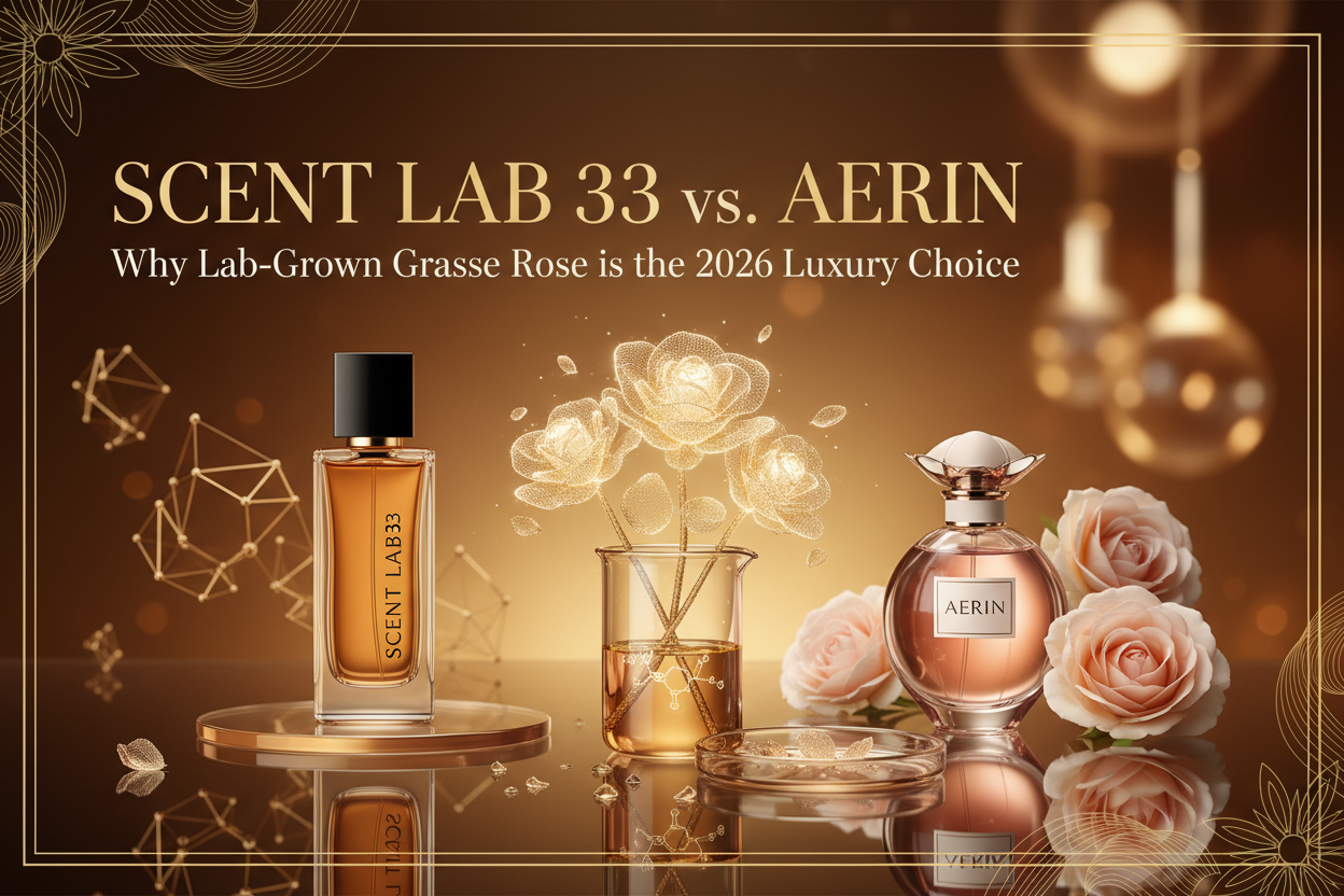 Scent Lab 33 vs. Aerin: Why Lab-Grown Grasse Rose is the 2026 Luxury Choice | Scent Lab 33