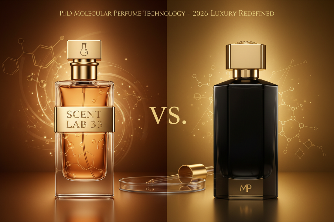 Scent Lab 33 vs. Tom Ford: Why PhD Molecular Perfume Wins in 2026