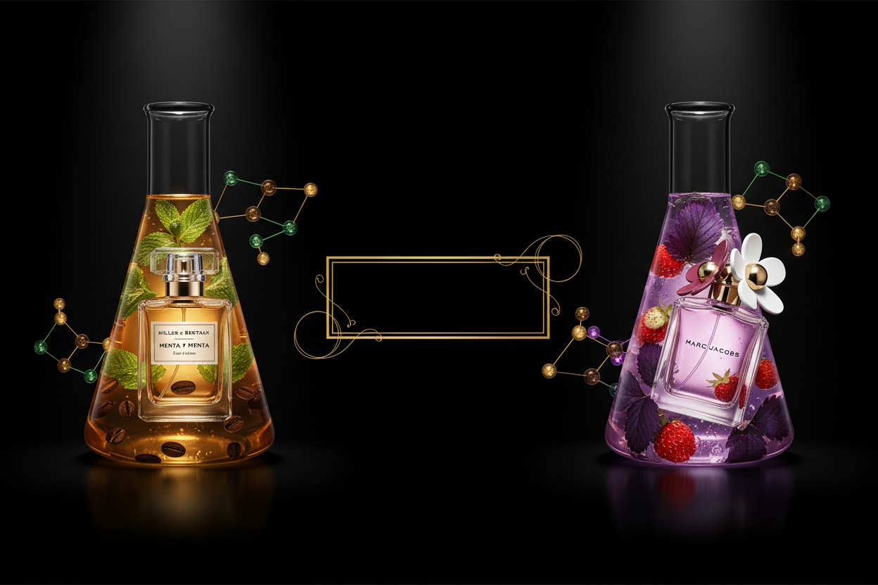 Miller et Bertaux Menta y Menta vs. Marc Jacobs Daisy: Why SL33 Molecular Oils Outperform Designers in 2026?