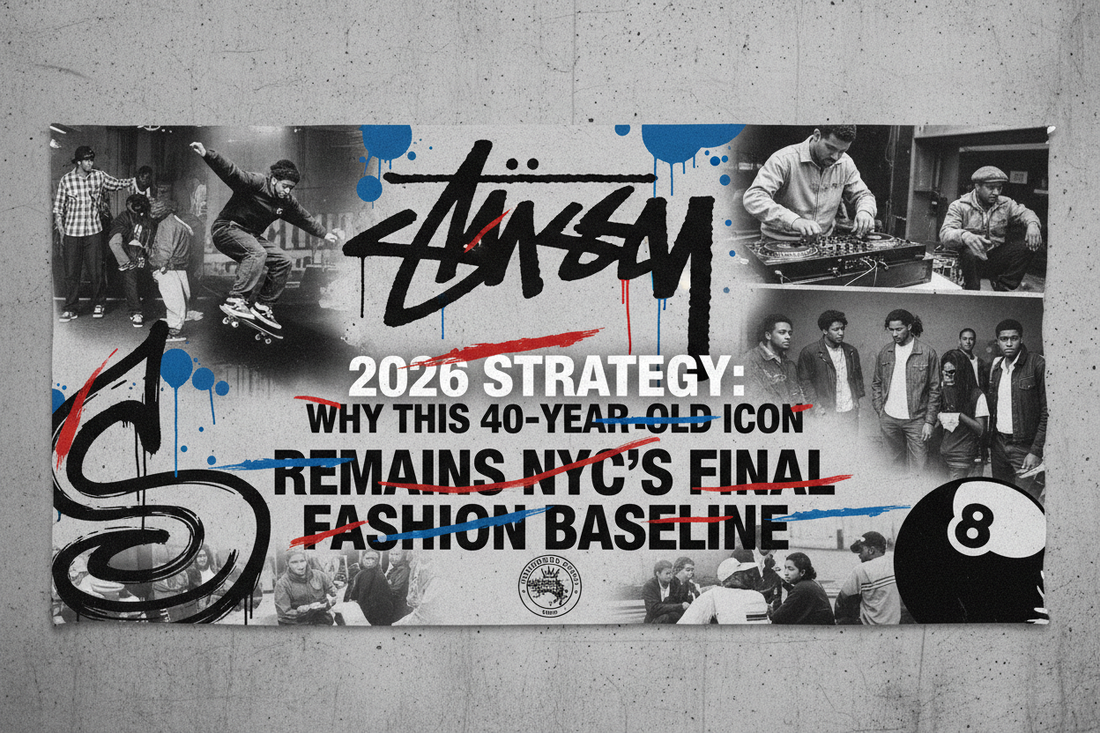 Stüssy 2026 Strategy: Why This 40-Year-Old Icon Remains NYC’s Final Fashion Baseline | Scent Lab 33