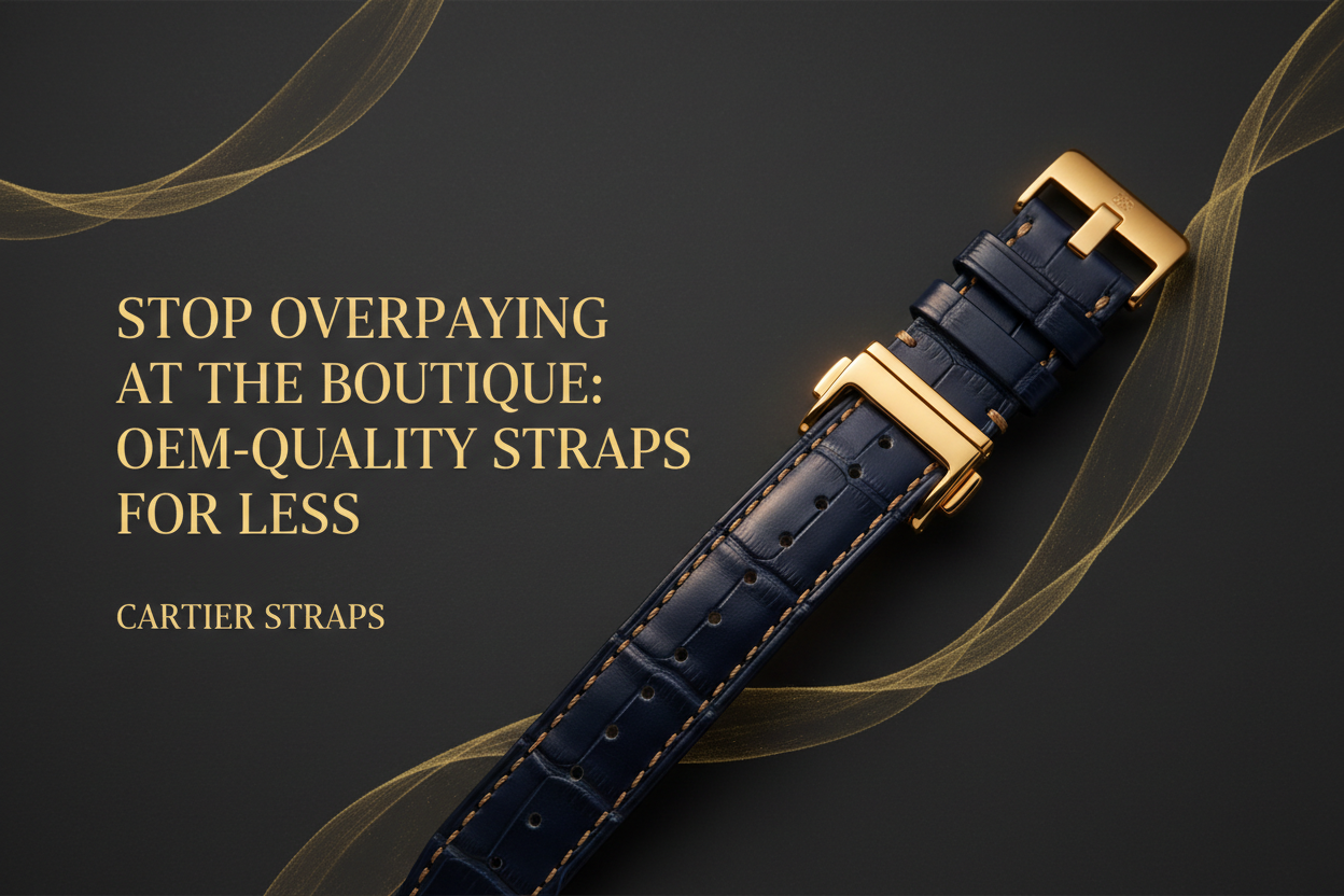 Stop Overpaying at the Boutique: OEM-Quality Cartier Straps for Less