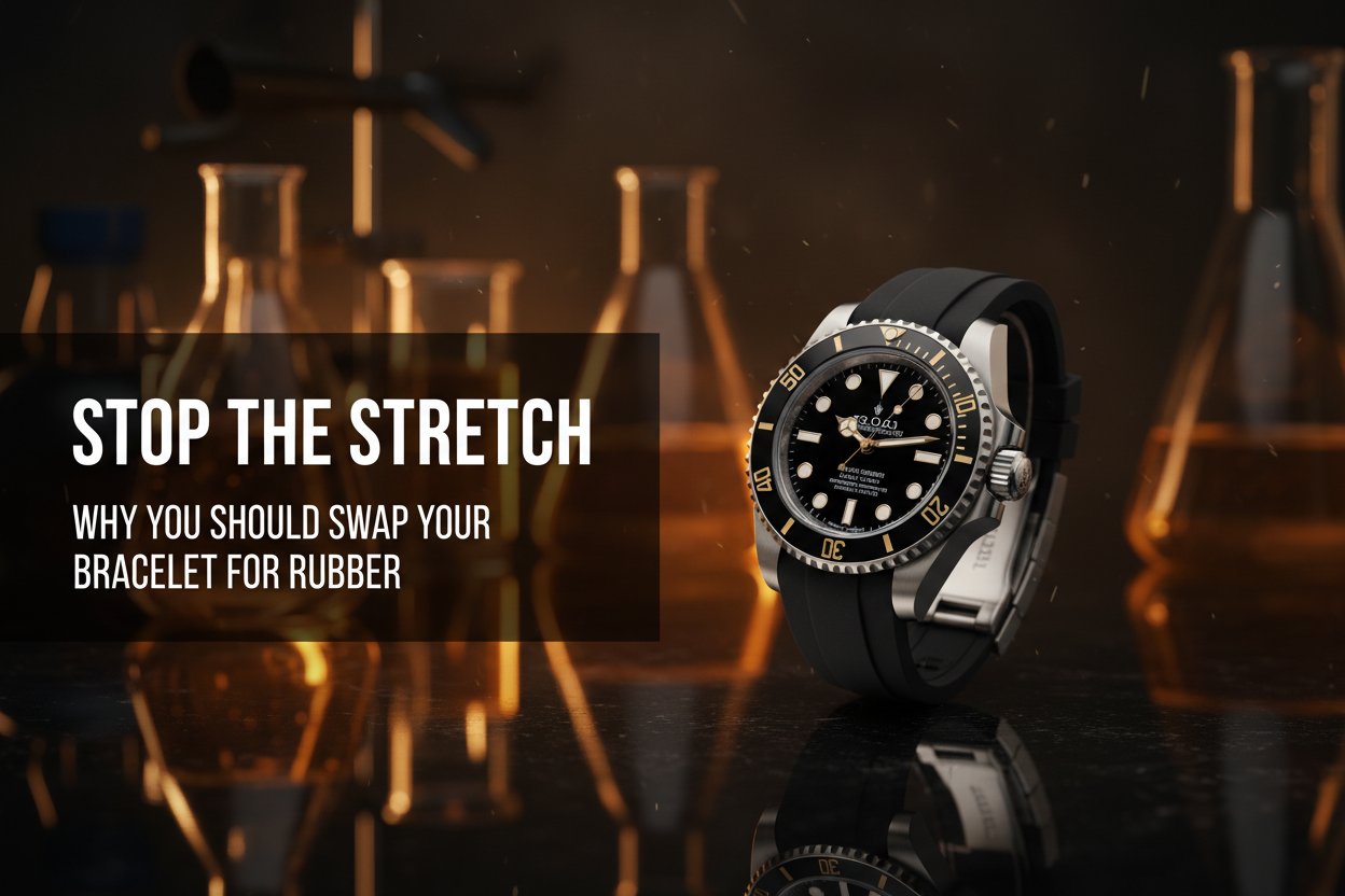 Stop the Stretch: Why You Should Swap Your Rolex Bracelet for Rubber | Scent Lab 33