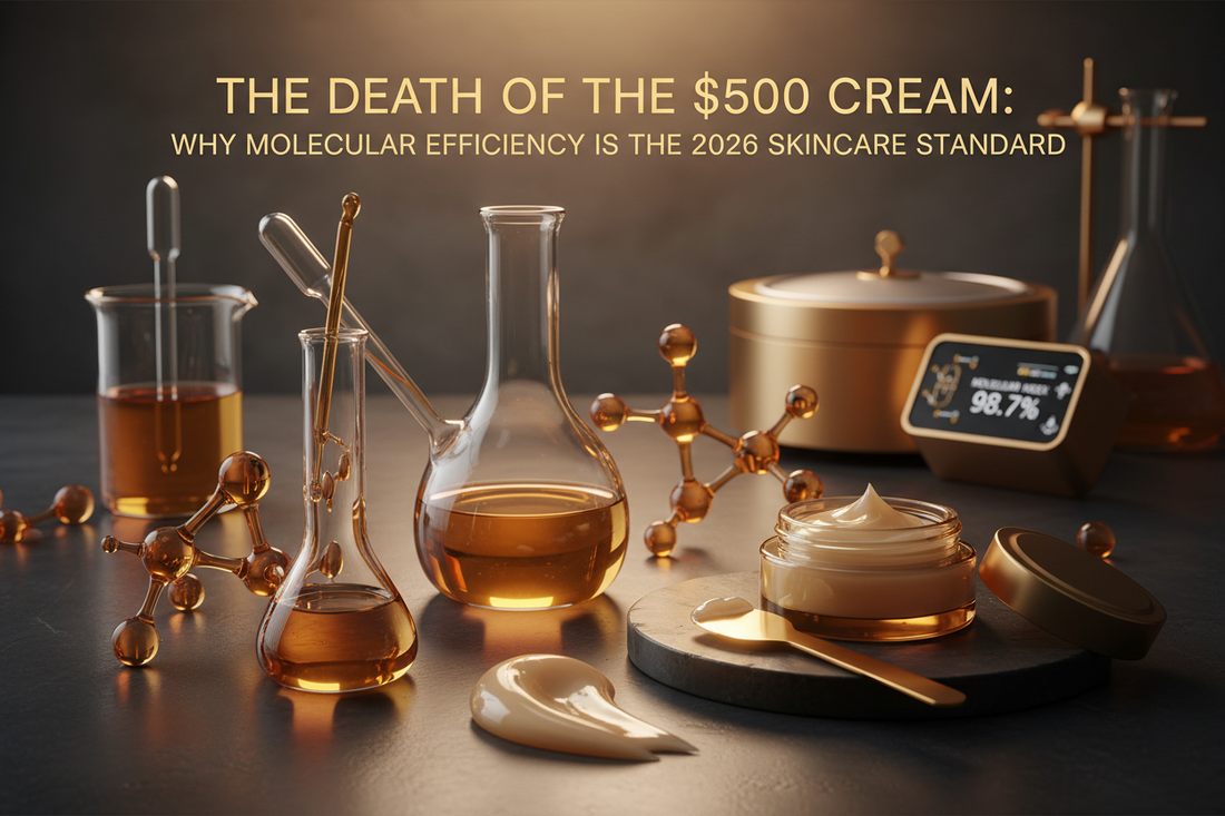 The Death of the $500 Cream: Why "Molecular Efficiency" is the 2026 Skincare Standard | Scent Lab 33