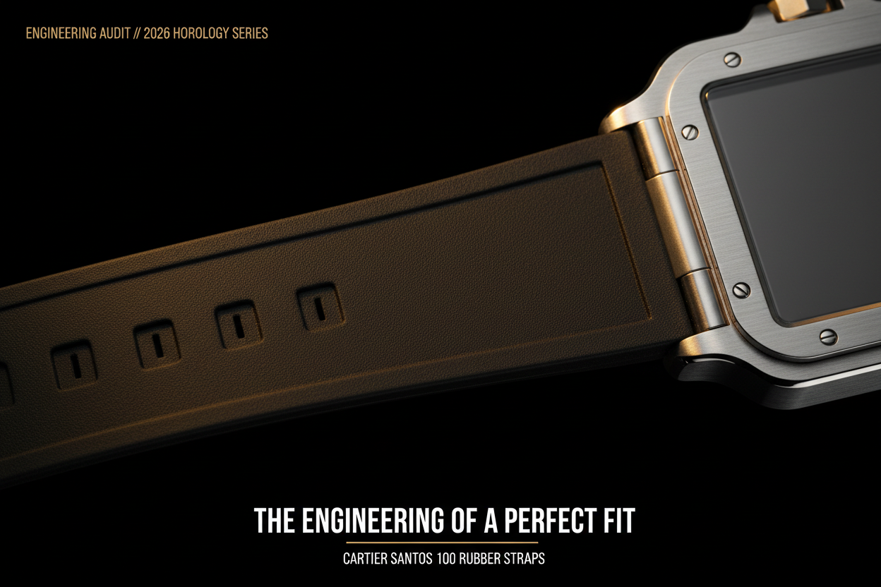 The Engineering of a Perfect Fit: Cartier Santos 100 Rubber Straps | Scent Lab 33