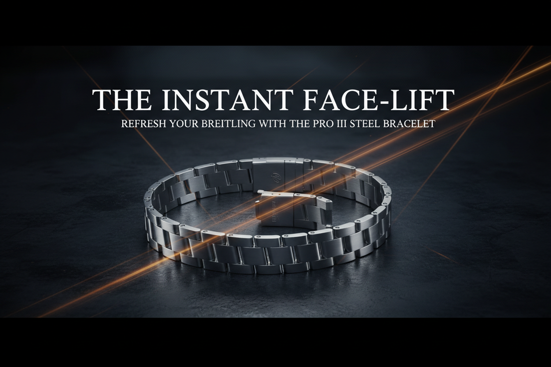 The Instant Face-Lift: Refresh Your Breitling with the Pro III Steel Bracelet | Scent Lab 33