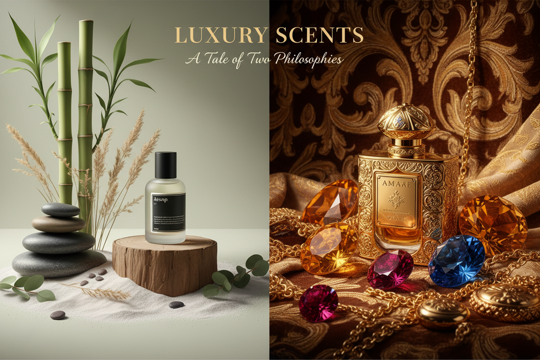 The Monk vs. The King: Minimalist Nature or Maximalist Royalty? (Aesop vs. Amouage)