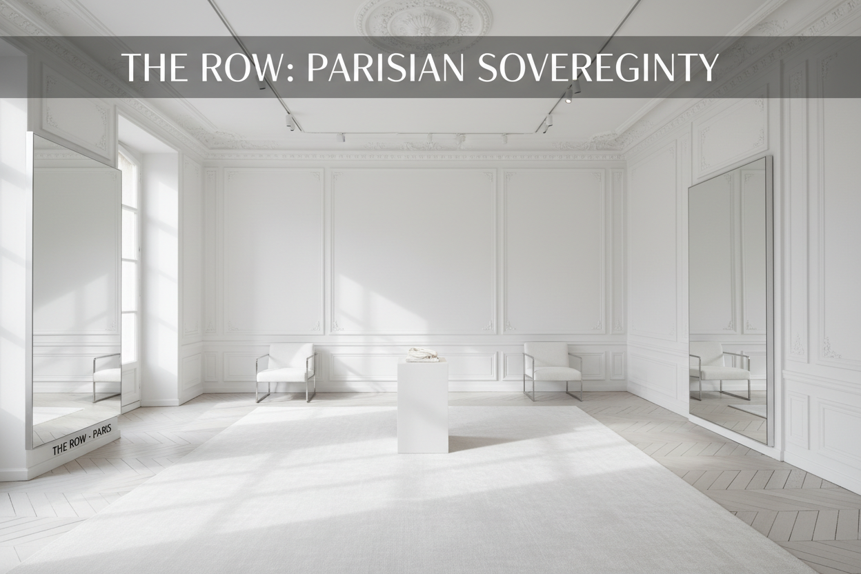 The Row’s Paris Flagship Leak: Why "Clinical White" is the 2026 Power Play | Scent Lab 33