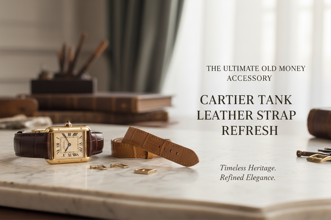 The Ultimate Old Money Accessory: Cartier Tank Leather Strap Refresh