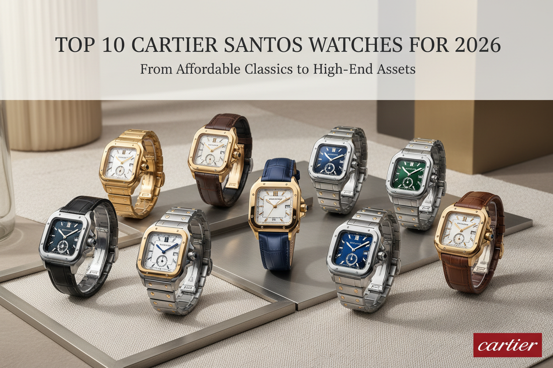 Top 10 Cartier Santos Watches for 2026: From Affordable Classics to High-End Assets | Scent Lab 33
