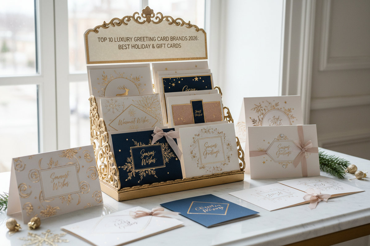 Top 10 Luxury Greeting Card Brands 2026: Best Holiday & Gift Cards | Scent Lab 33