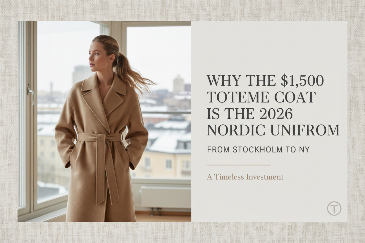 Why the $1,500 Toteme Coat is the 2026 "Nordic Uniform" from Stockholm to NYC | Scent Lab 33