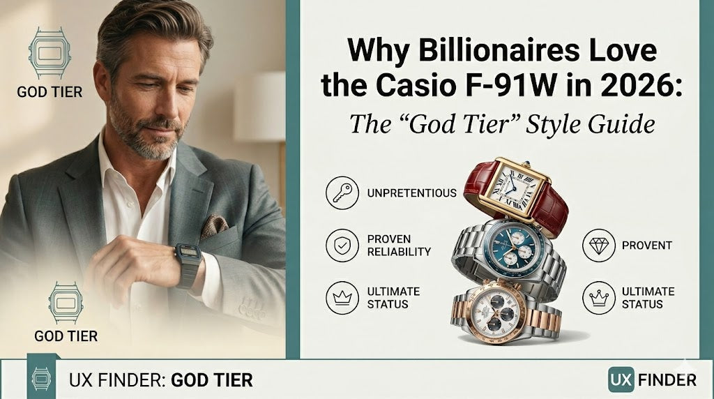 Why Billionaires Love the Casio F-91W in 2026: The "God Tier" Style Guide | Scent Lab 33