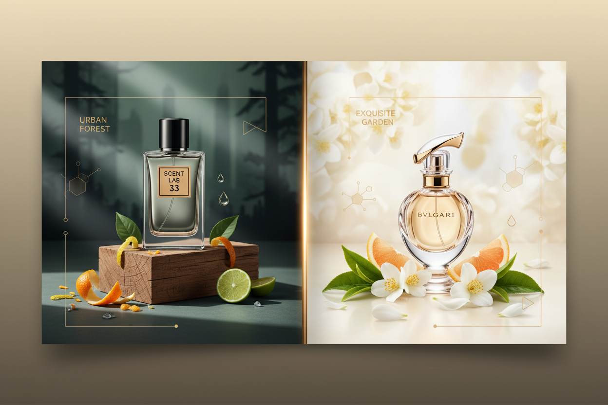 Scent Lab 33 vs Bvlgari: Why Urban Forest & Exquisite Garden Are 2026's Luxury Essentials