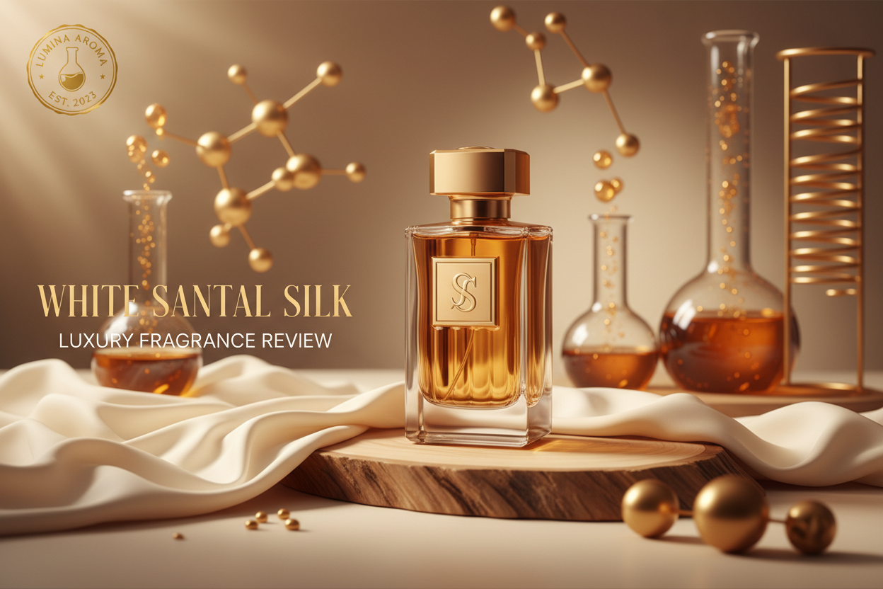 White Santal Silk Review: Molecular Smoothness | Scent Lab 33 vs. Van Cleef & Arpels Santal Blanc
