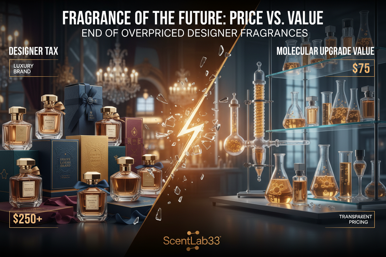 Why is the 2026 "Molecular Upgrade" finally ending the era of the Designer Tax? | Scent Lab 33