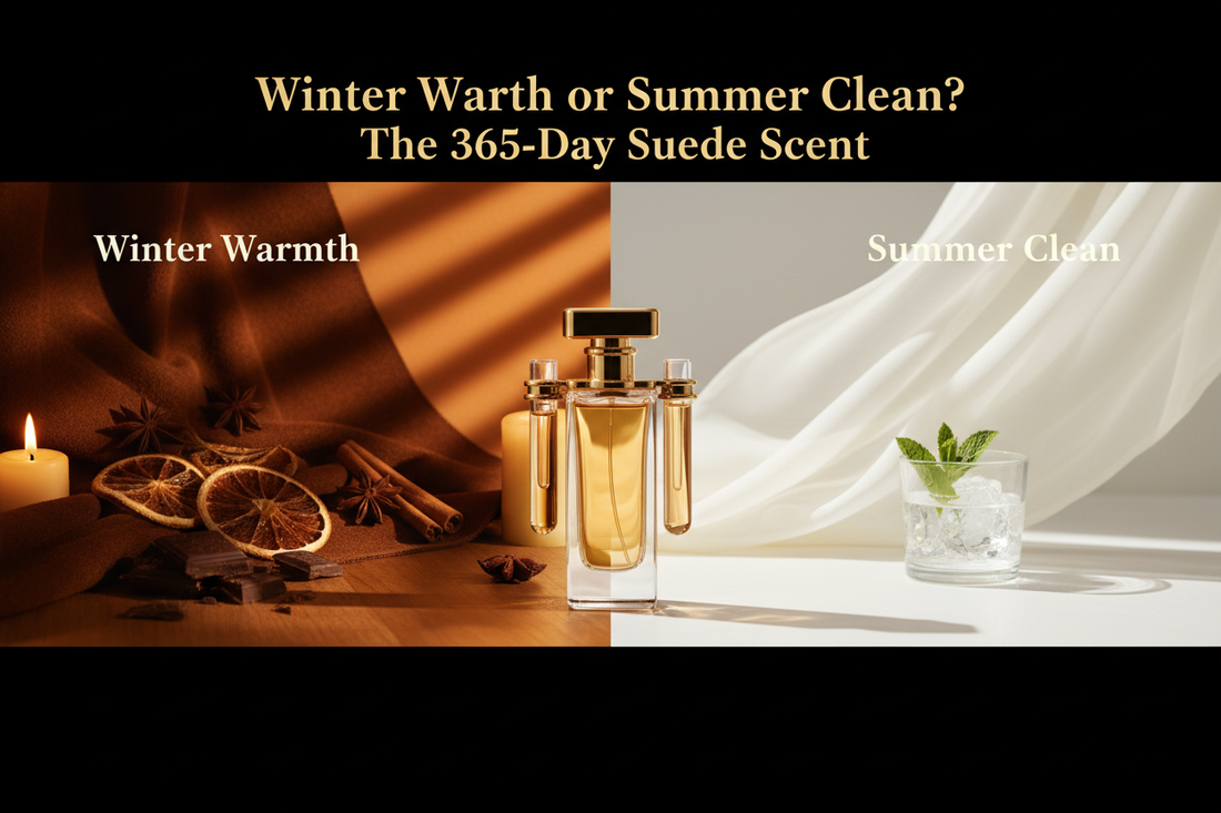Winter Warmth or Summer Clean? The 365-Day Suede Scent | Scent Lab 33