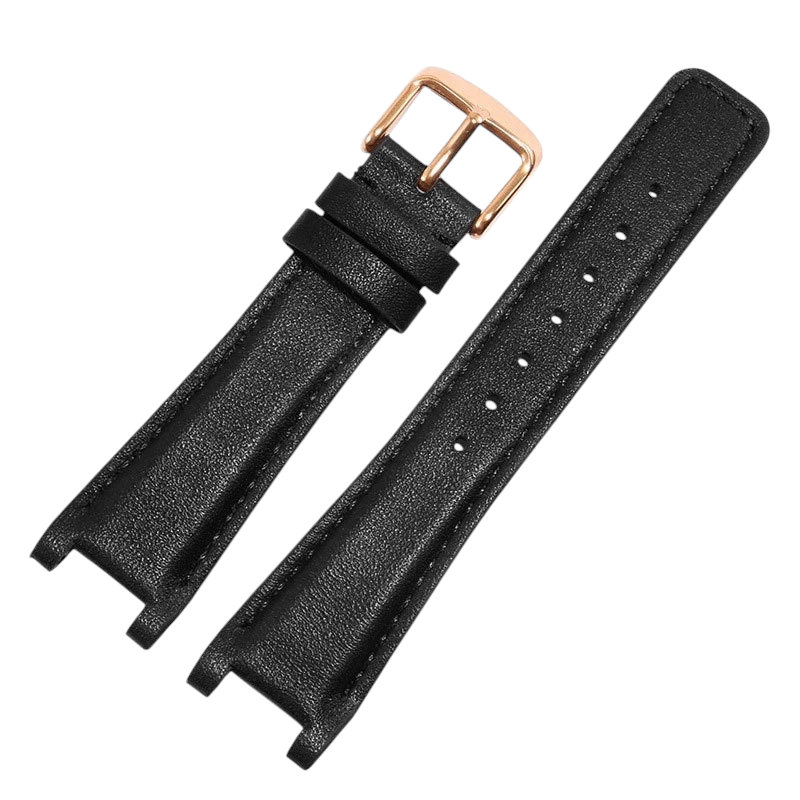 White Smoke Replacement Strap for Gucci GC YA1332 - 1333 - 1335 Series - Notched Interface Artisan Genuine Leather - Aethelgard Atelier