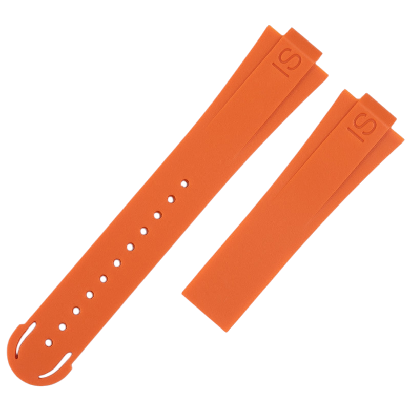 White Smoke Replacement Strap for Oris Divers Seventy-Five - Aquis 7730 Series - Bespoke Convex Interface Silicone - Aethelgard