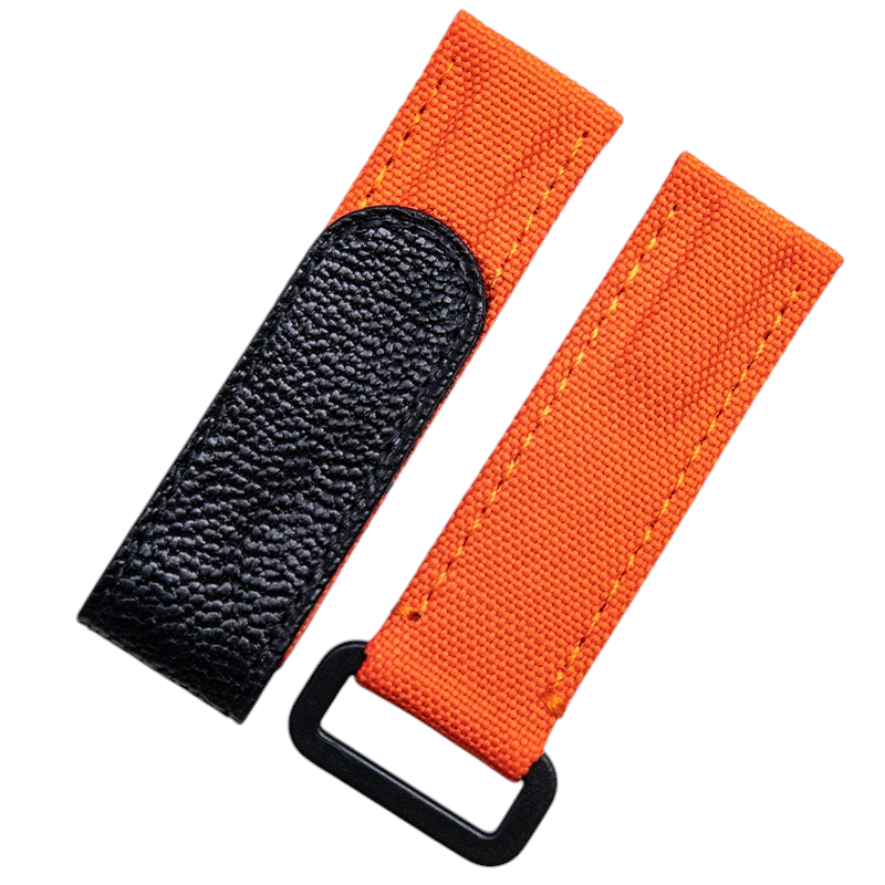 White Smoke Replacement Strap for Universal Rolex - Omega - Tudor Heritage Military - Tactical Nylon Weave with Velcro Closure - Aethelgard